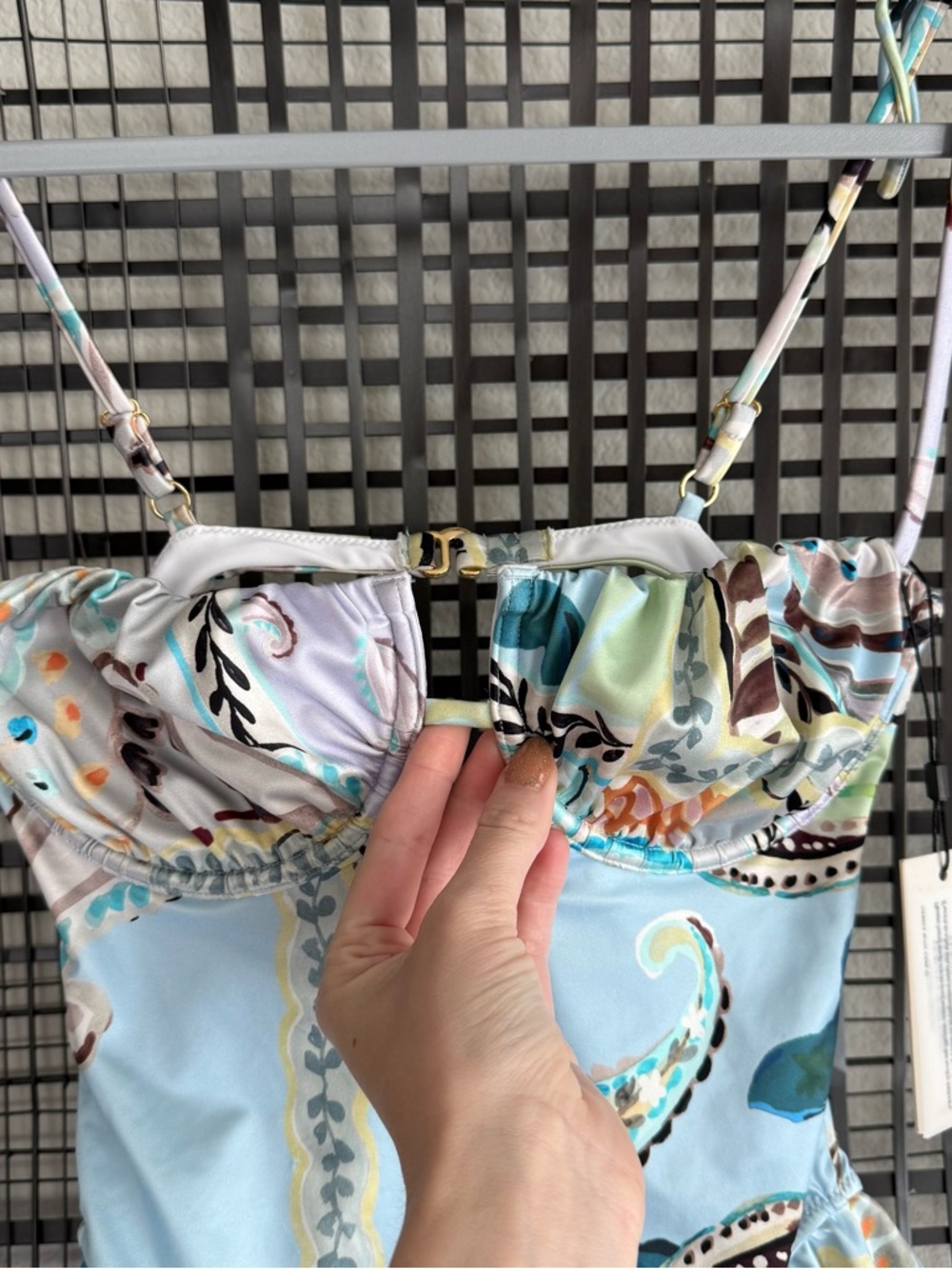 Montce St. Barths floral petal ruffle one piece swim - Picture 5 of 8